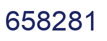 Número 658281 imagen azul