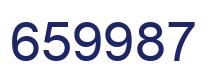 Número 659987 imagen azul