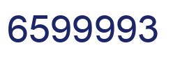 Número 6599993 imagen azul