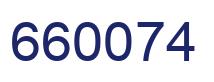 Número 660074 imagen azul