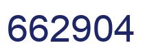 Número 662904 imagen azul