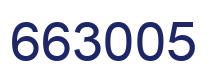 Number 663005 blue image