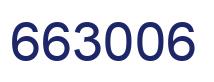 Number 663006 blue image