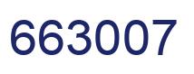 Number 663007 blue image