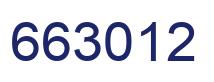 Número 663012 imagen azul