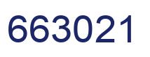 Number 663021 blue image