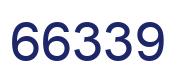 Number 66339 blue image