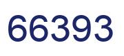 Number 66393 blue image