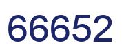 Número 66652 imagen azul