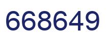 Número 668649 imagen azul