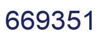 Número 669351 imagen azul