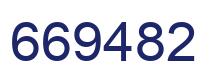 Number 669482 blue image