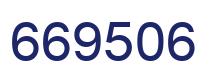Número 669506 imagen azul