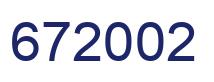 Número 672002 imagen azul