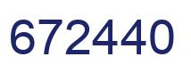 Número 672440 imagen azul