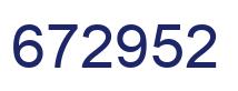 Número 672952 imagen azul