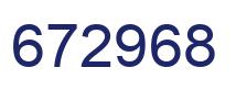 Número 672968 imagen azul