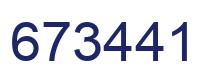 Número 673441 imagen azul