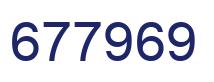 Número 677969 imagen azul