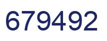 Número 679492 imagen azul