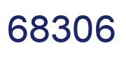 Número 68306 imagen azul