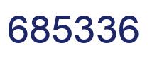 Number 685336 blue image