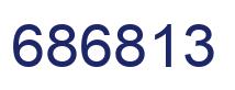 Number 686813 blue image