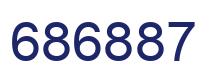 Number 686887 blue image