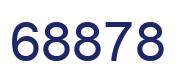 Number 68878 blue image