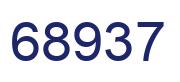 Number 68937 blue image