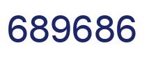 Number 689686 blue image