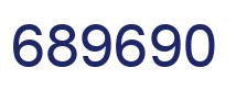 Number 689690 blue image