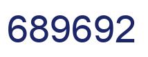 Number 689692 blue image