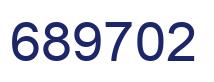 Number 689702 blue image