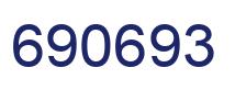 Number 690693 blue image