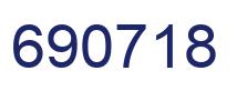 Número 690718 imagen azul