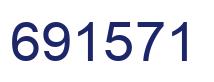 Number 691571 blue image
