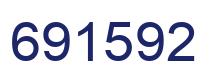 Number 691592 blue image