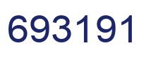Number 693191 blue image