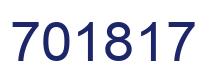 Número 701817 imagen azul
