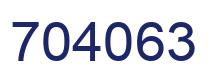 Número 704063 imagen azul