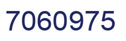 Number 7060975 blue image
