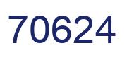 Número 70624 imagen azul