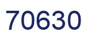 Number 70630 blue image