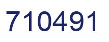 Number 710491 blue image