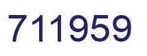 Número 711959 imagen azul