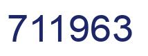 Número 711963 imagen azul