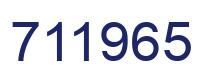 Número 711965 imagen azul