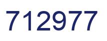 Número 712977 imagen azul