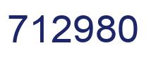 Número 712980 imagen azul